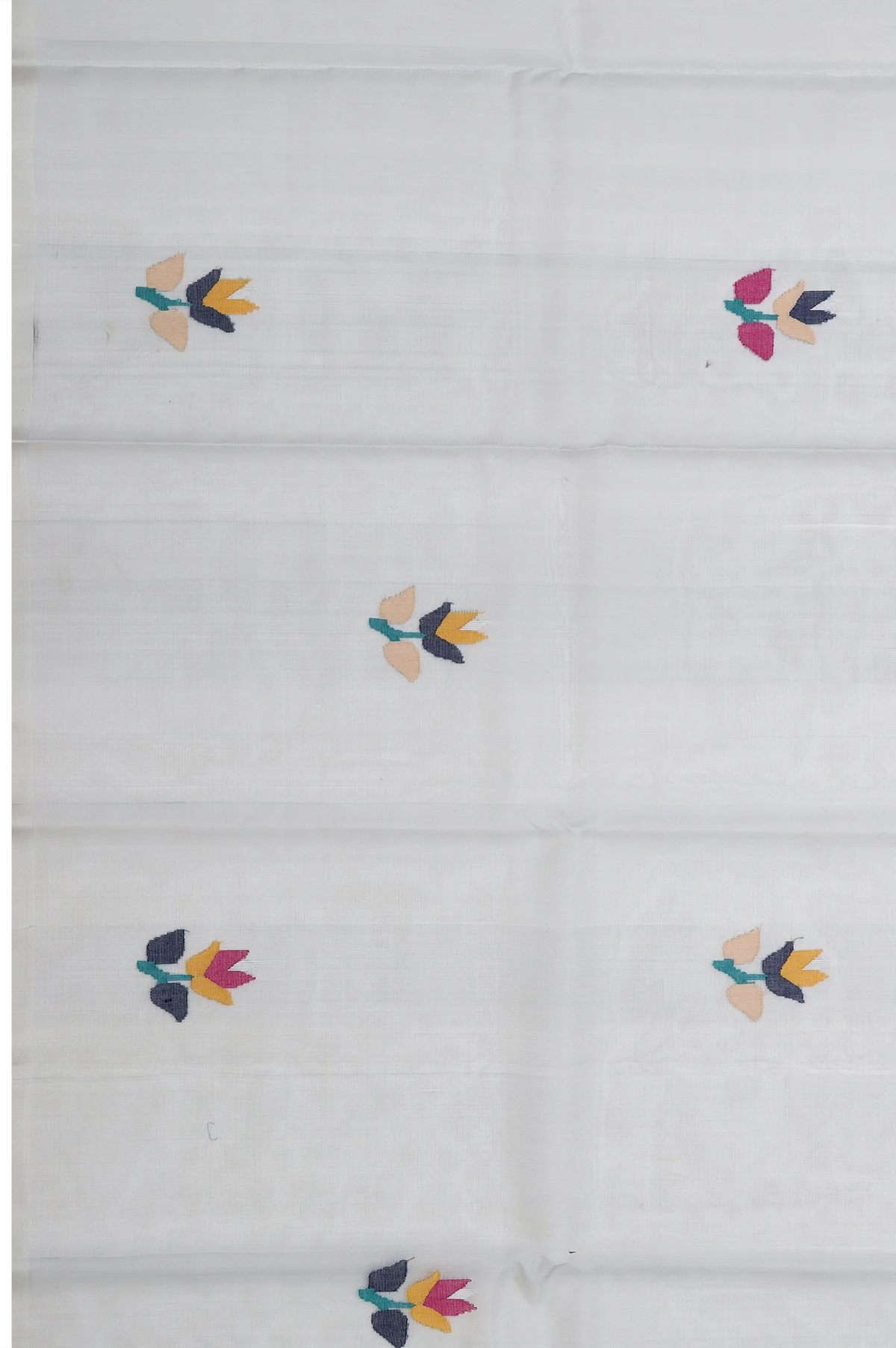 Ash Bengal Jamadani Saree - Image 5