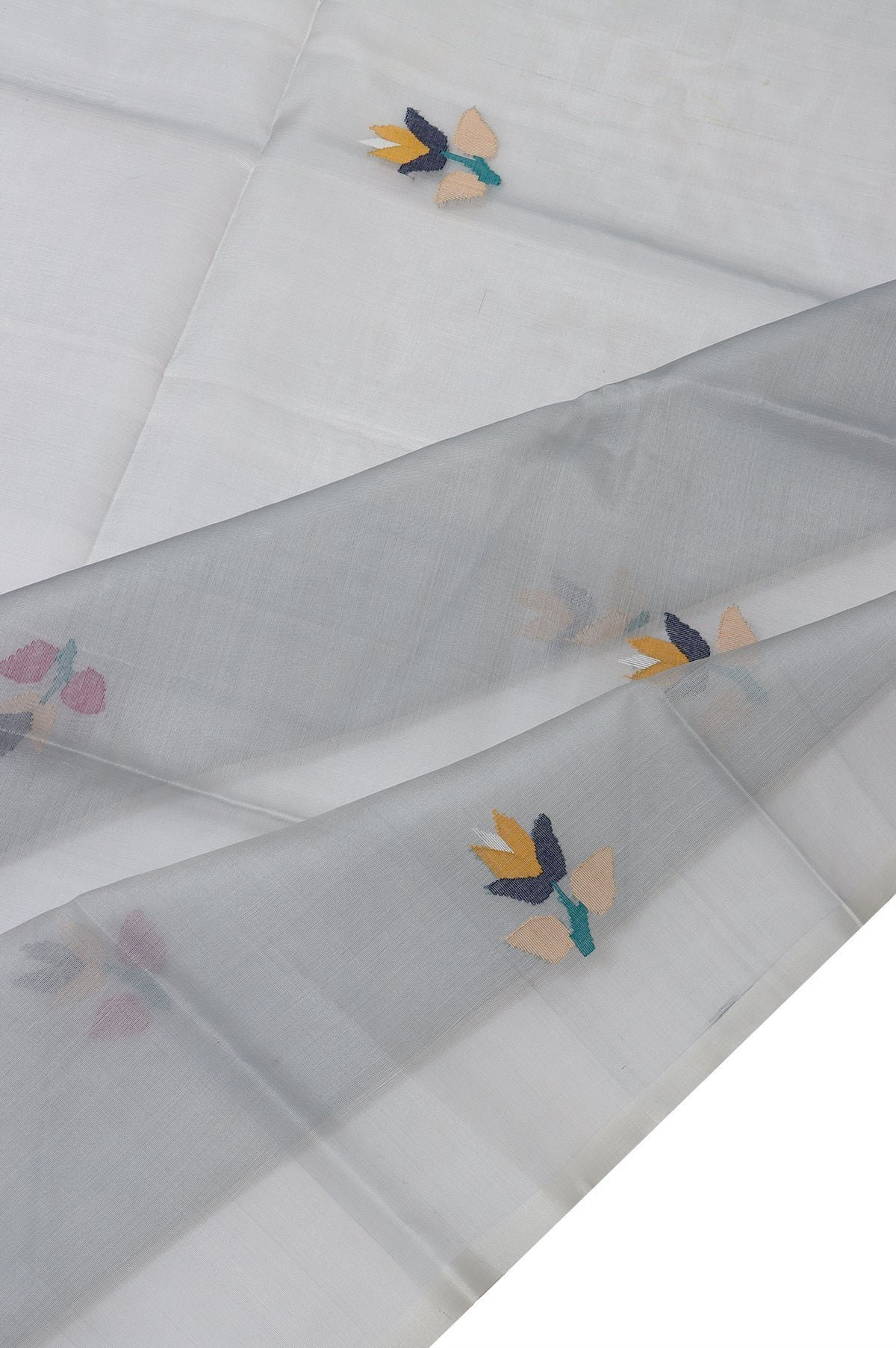 Ash Bengal Jamadani Saree - Image 3