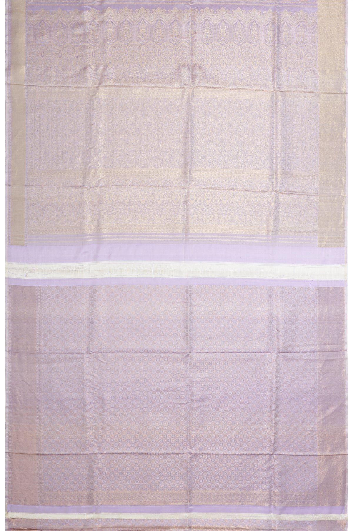 Lavender Kanchipuram Tissue Silk Saree - Image 2
