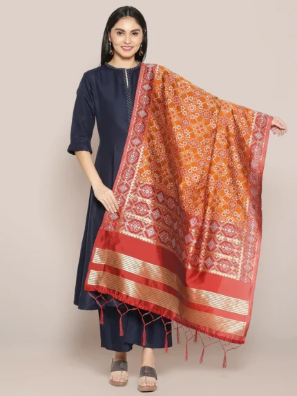 Silk Banarasi Patola Dupatta