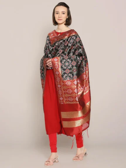 Beautiful Banarasi Patola Silk Dupatta