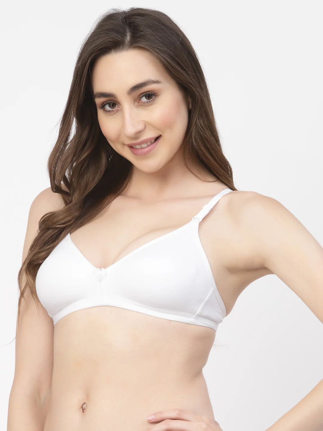 Women's Convertible Straps T-Shirt Bra Non Padded & Non-Wired Medium Coverage - Image 5