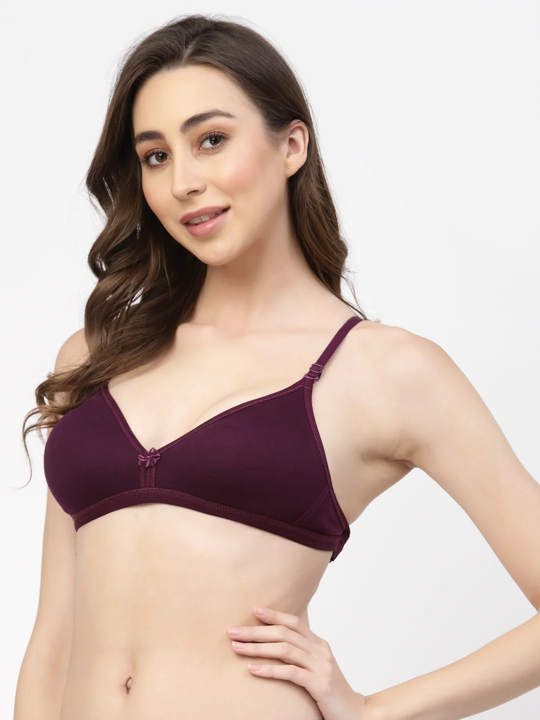 Women's Convertible Straps T-Shirt Bra Non Padded & Non-Wired Medium Coverage - Image 20