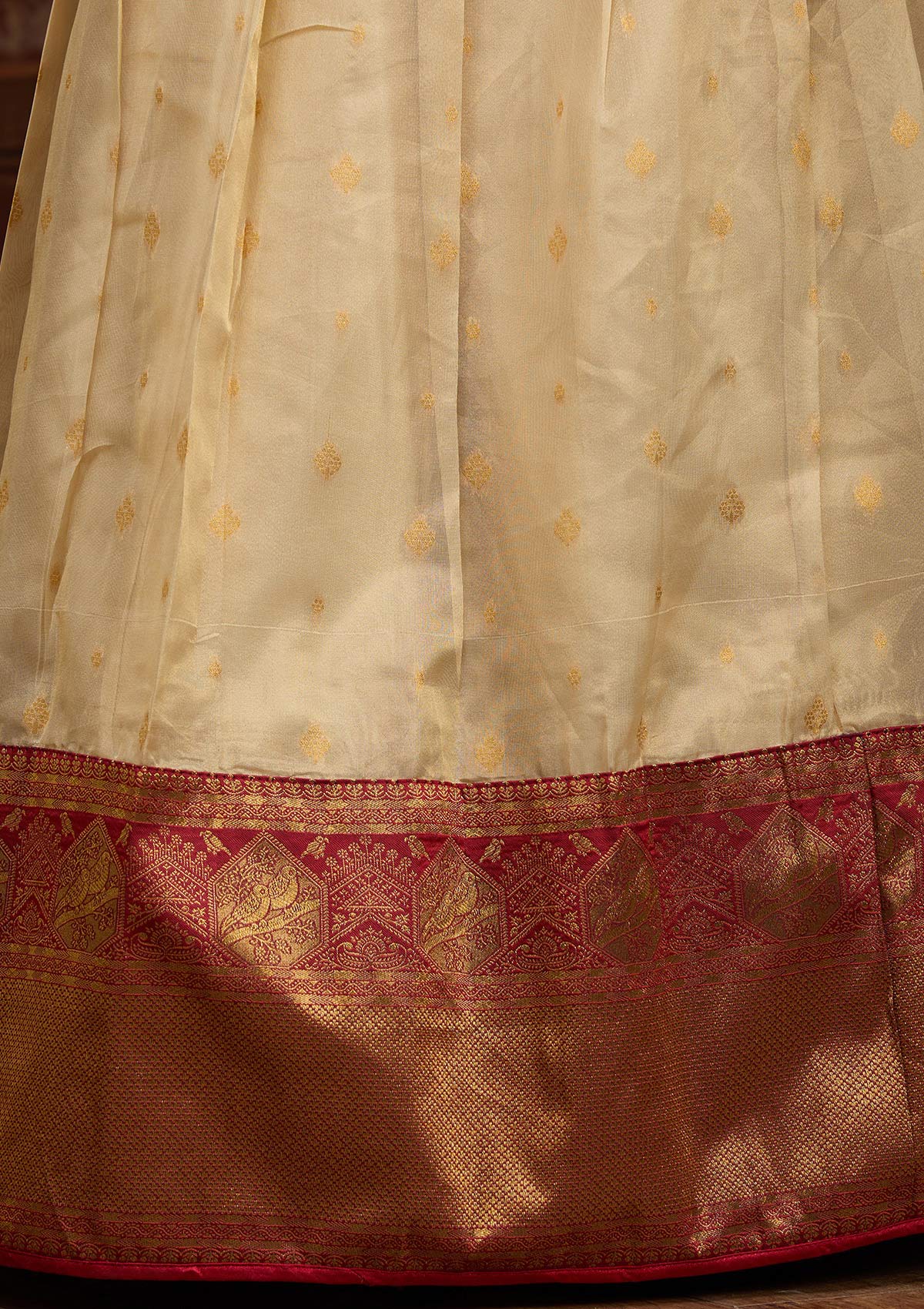 Banarasi Semi-stitched Lehenga - Image 11