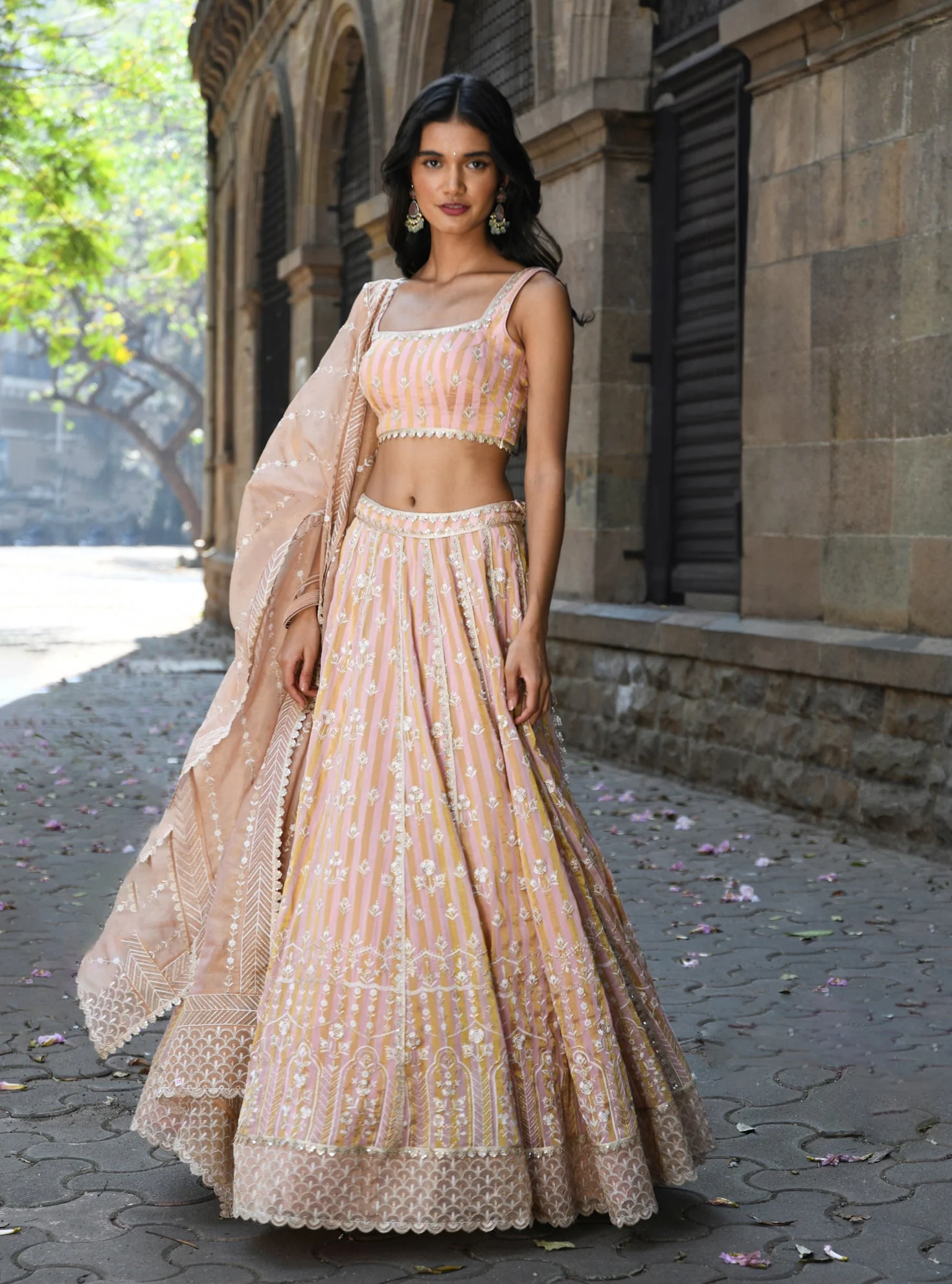 Sindhuri Banarsi Light Pink Lehenga - Image 6