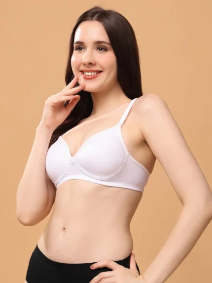 Women's Non-Wired Medium Coverage Convertible-Straps T-Shirt Bra