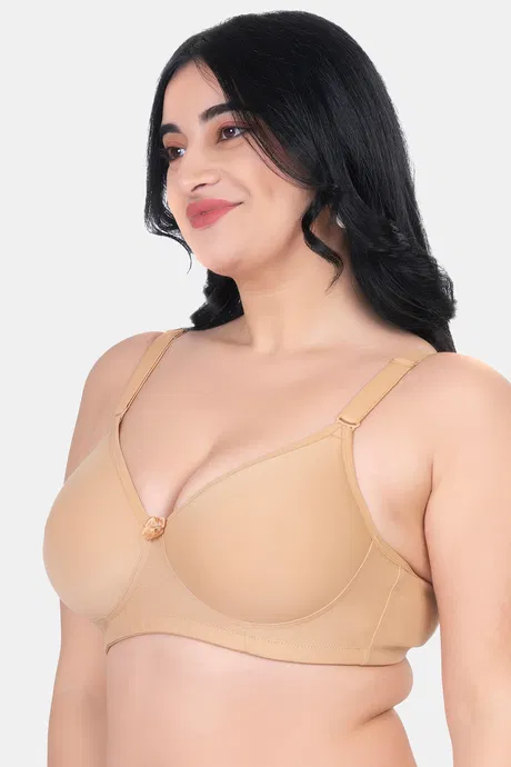 Komli Padded Non Wired Full Coverage T-Shirt Bra - Image 3