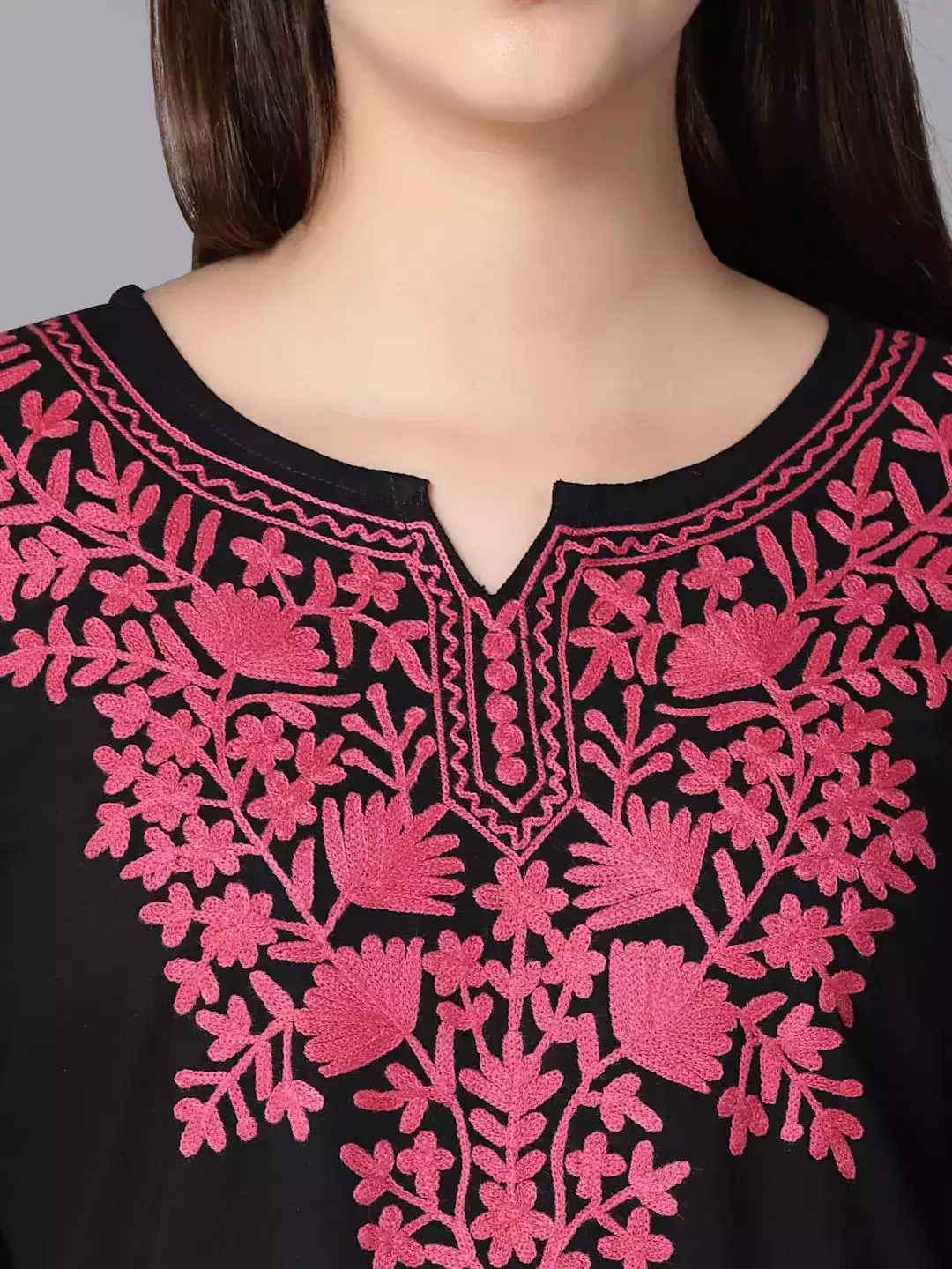 Mayra Black Short Kurti - Image 4