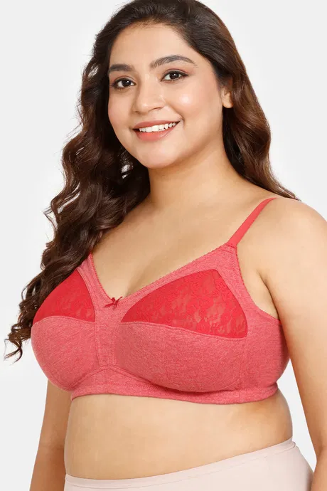 Rosaline Everyday Double Layered Non Wired Full Coverage Super Support Bra - Image 2
