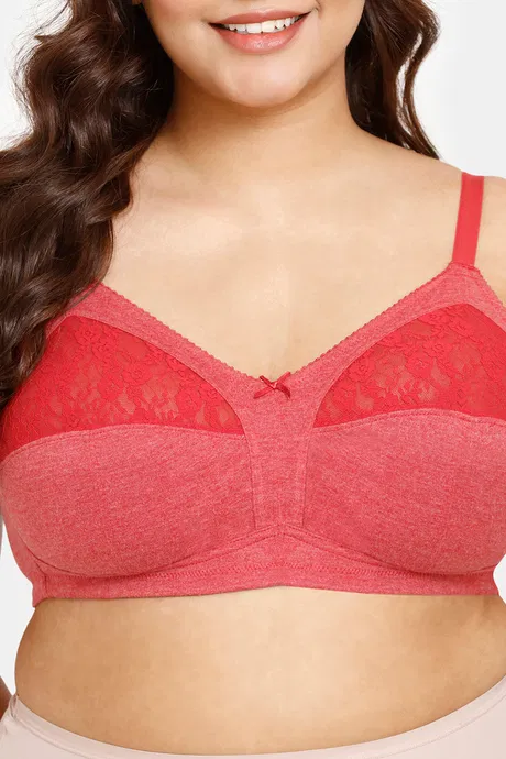 Rosaline Everyday Double Layered Non Wired Full Coverage Super Support Bra - Image 3