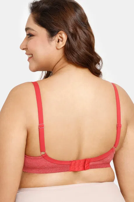 Rosaline Everyday Double Layered Non Wired Full Coverage Super Support Bra - Image 4