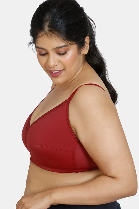 Zivame True Curv Cotton Laminated Non Wired Full Coverage Minimiser Bra - Image 3