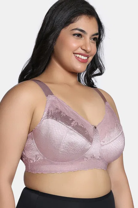 True Curv Celeste & Rose Double Layered Non Wired Full Coverage Super Support Bra - Image 2