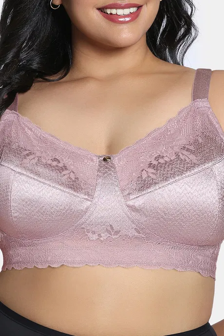True Curv Celeste & Rose Double Layered Non Wired Full Coverage Super Support Bra - Image 4