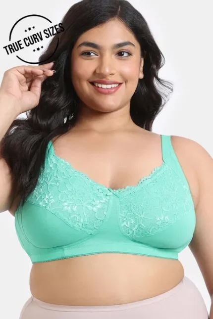 True Curv Single Layered Non Wired 3/4th Coverage Super Support Bra