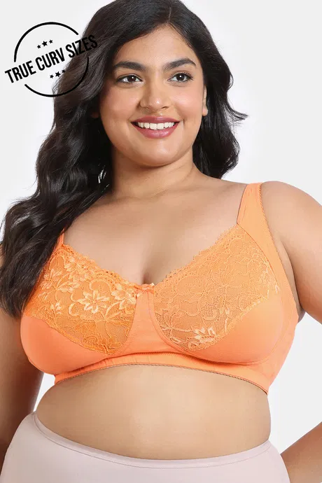 True Curv Single Layered Non Wired 3/4th Coverage Super Support Bra