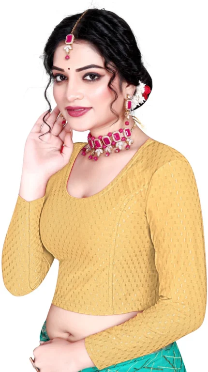 Full Sleeve Round Neck Women Blouse