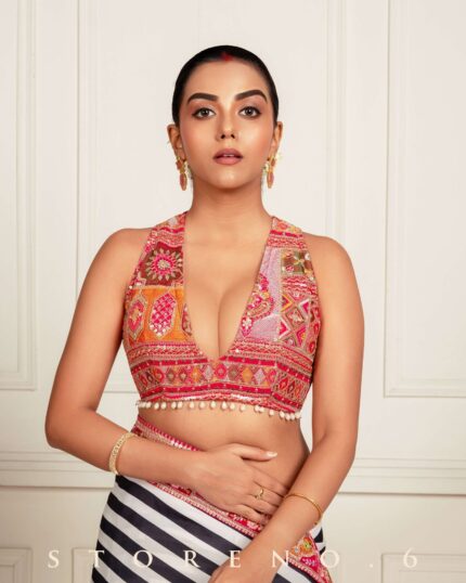 FUCHSIA FUSION FOXY BLOUSE