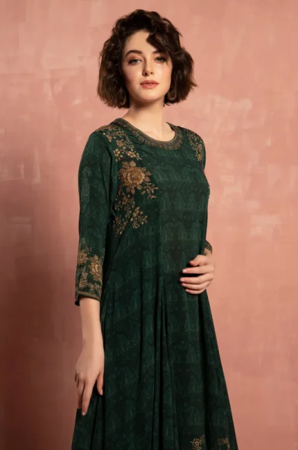 PRINTED KURTA TOP AND PALAZZO PANTS SET