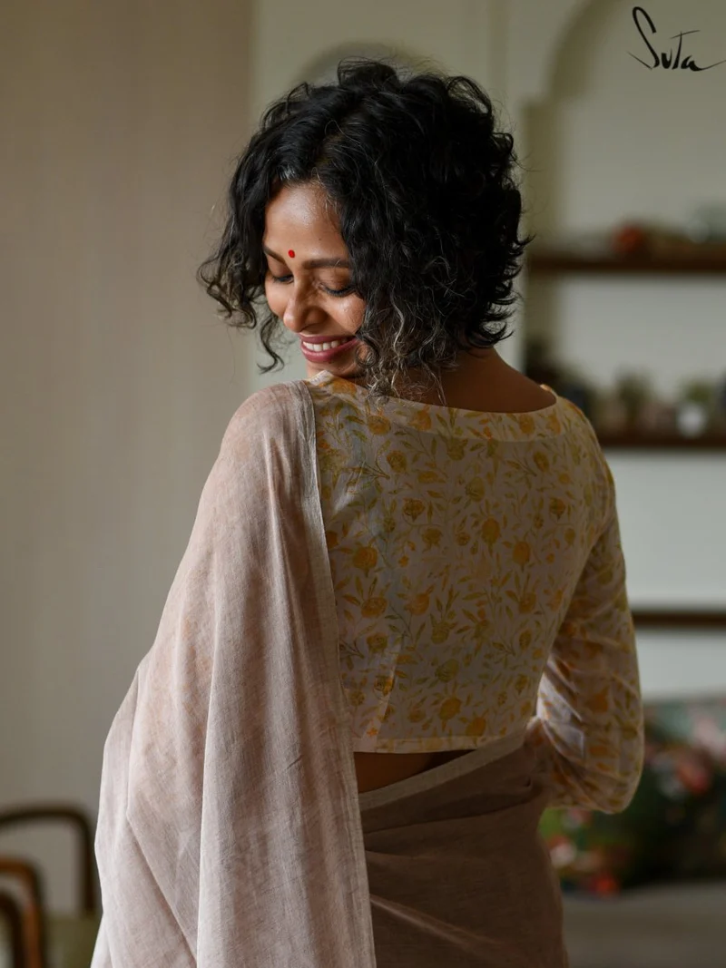 Morning Primrose Cotton Blouse - Image 7