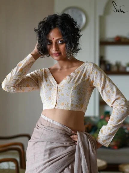 Morning Primrose Cotton Blouse