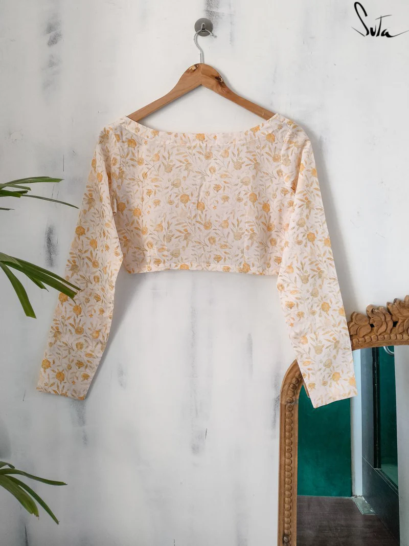 Morning Primrose Cotton Blouse - Image 6