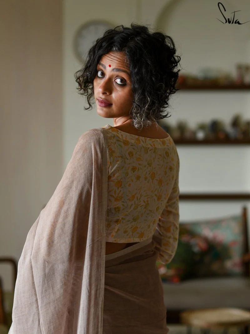 Morning Primrose Cotton Blouse - Image 3